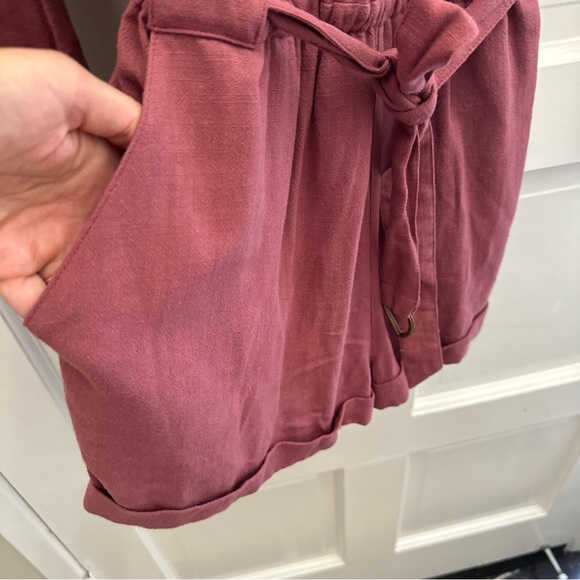 Auguste The Lable Medium Canyon Boyfriend Romper Rust Red Brown sezane - Picture 8 of 11